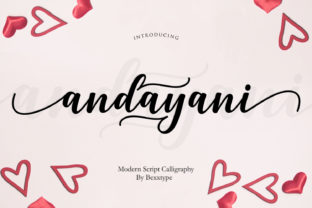Andayani Script: A Font That Breathes Life Into Your Creations
