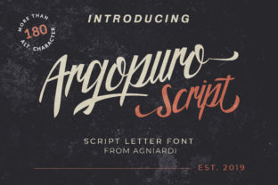 Argopuro Script: A Font for Editorial Grace