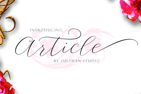 Article Script: A Modern Editorial Typeface for Elegant Storytelling
