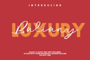 Baliany Script: A Modern Handwritten Font for Editorial Design