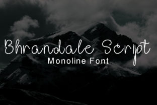 Bhrandale Script: A Bold Handwritten Font for Creative Branding