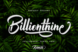 Billionthine Script: The Font That Turns Campaigns Into Masterpieces