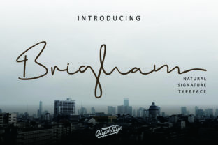 Brigham Script: A Modern Handwritten Font for Editorial Design