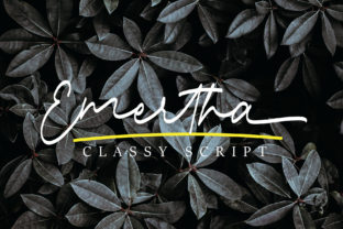 Emertha Script: The Font That Makes Your Message Shine