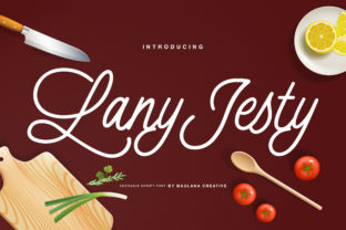 Font Choice That Speaks Volumes: Lany Jesty Script in Action