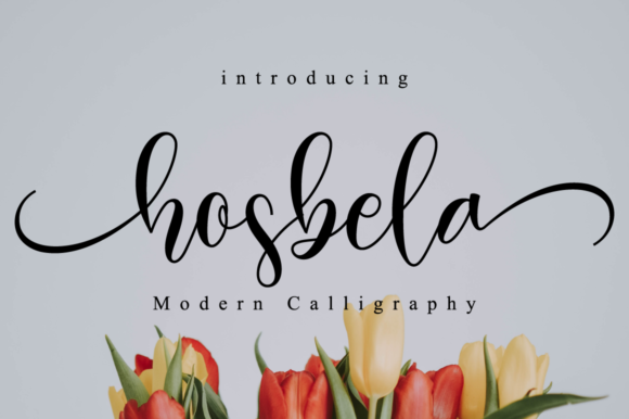 Hosbela Script: A Classy, Modern Font for Small Business Branding
